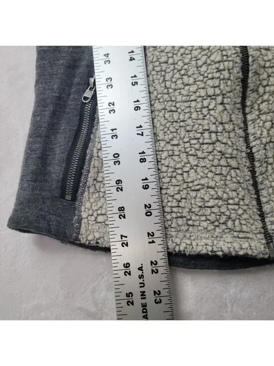 Kuhl Women's Gray Sherpa Fleece Zip-Up Vest Size S - Picture 12 of 12